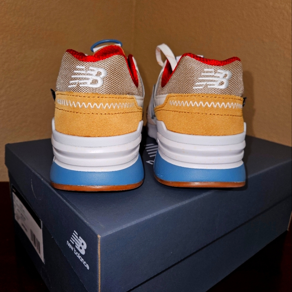 NWT- NEW BALANCE 997H CLASSICS, CORDERA FABRIC BROWN/ BIEGE, SZ. 11.5M - Picture 4 of 7